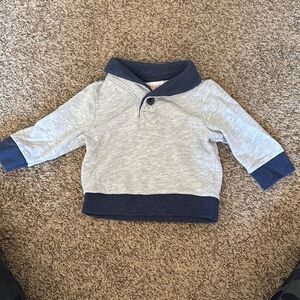 Cat & Jack Gray and Blue Sweater Jacket